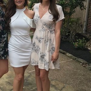 Light Pink Wrap Dress